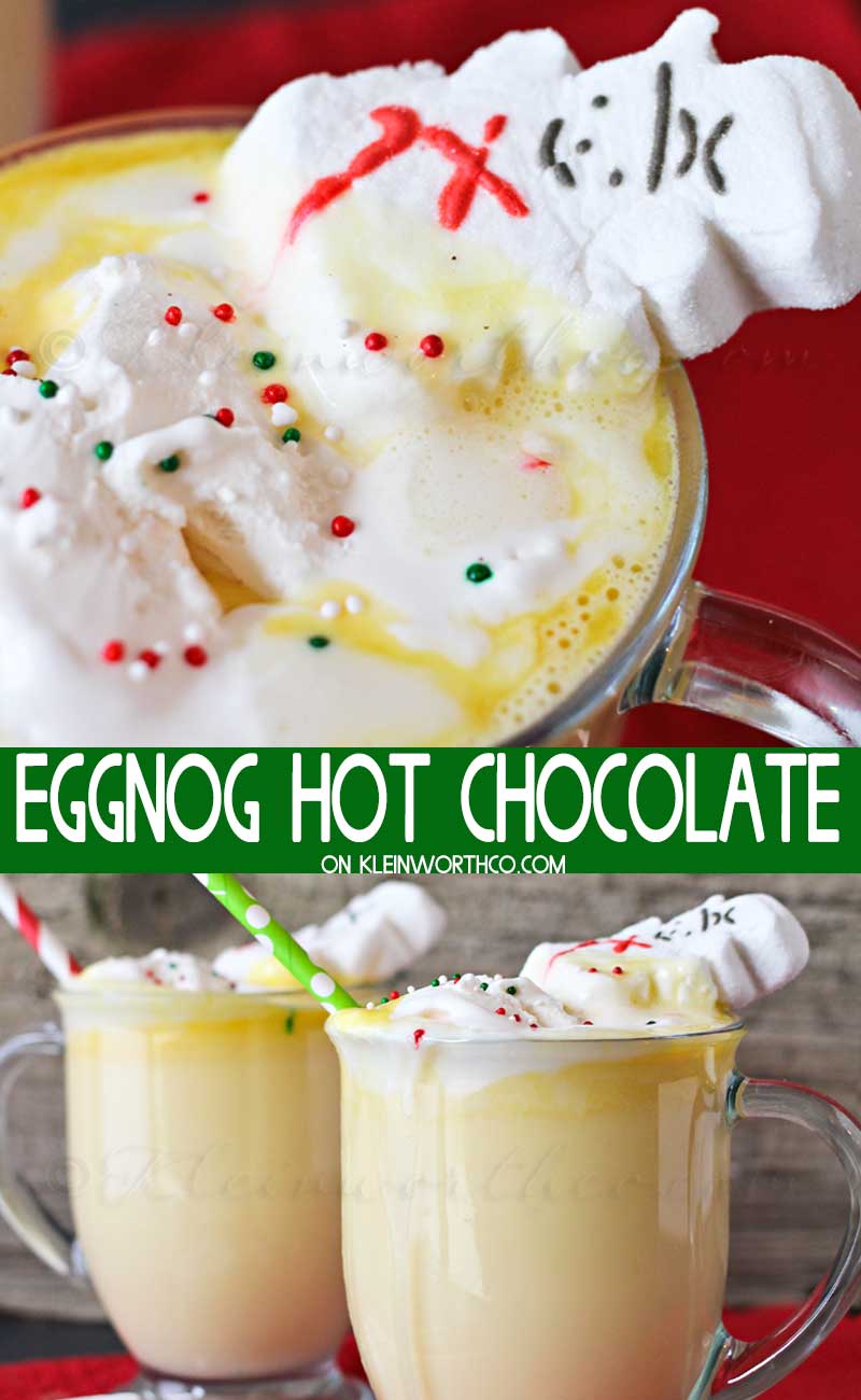 Eggnog Hot Chocolate