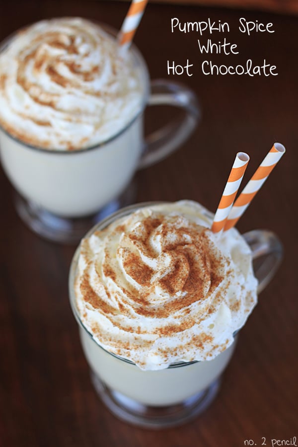 Pumpkin-Spice-White-Hot-Chocolate, 10 Best Holiday Drink Recipes