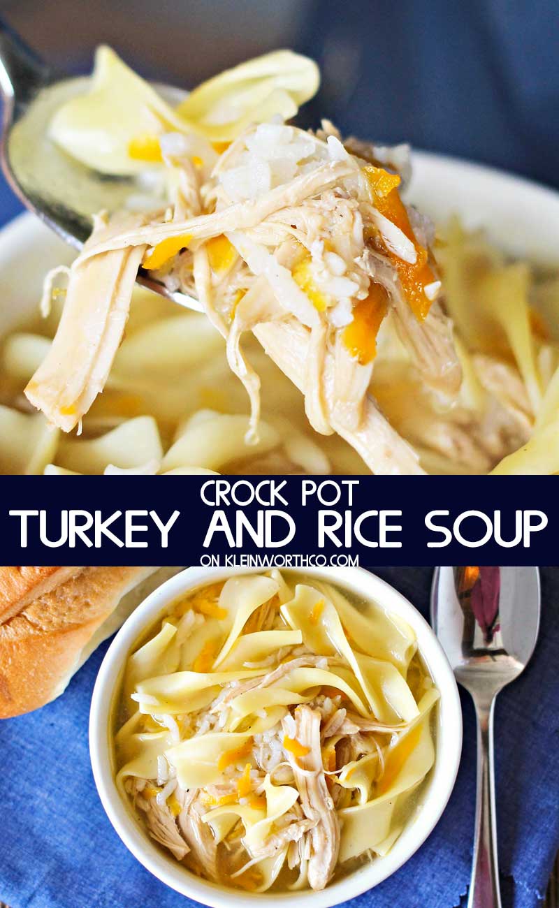 Crock Pot Turkey Rice Soup