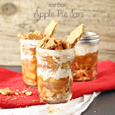 Ice Box Apple Pie Jars