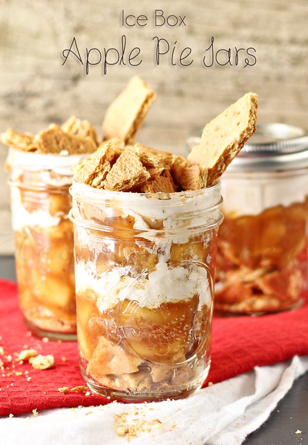 Ice Box Apple Pie Jars