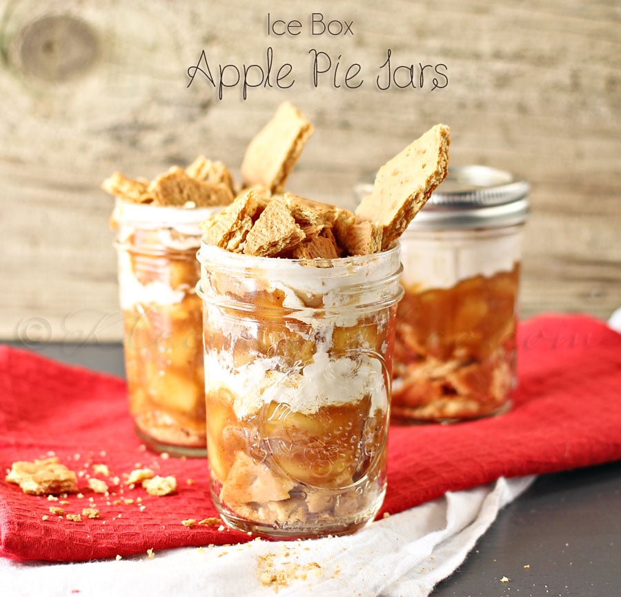 Ice Box Apple Pie Jars