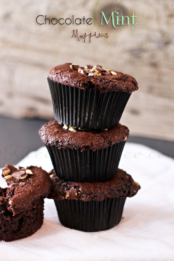 Chocolate Mint Muffins