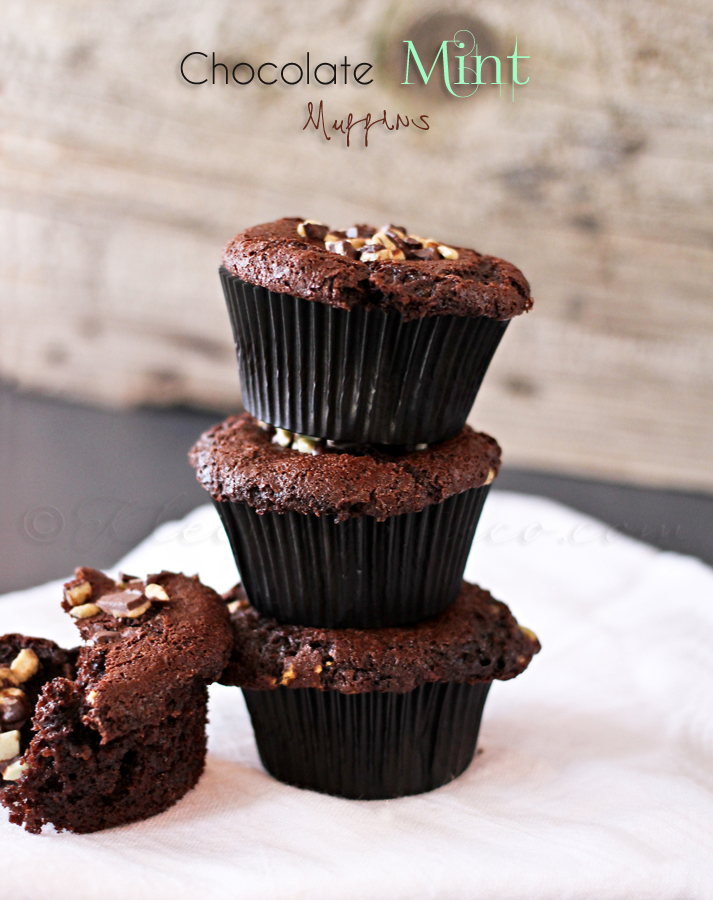 Chocolate Mint Muffins