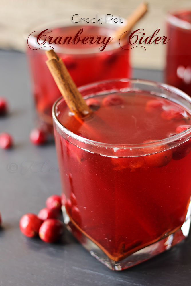 Crock Pot Cranberry Cider, 10 Best Holiday Drink Recipes
