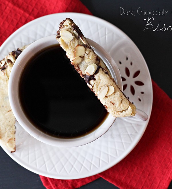 Dark Chocolate Almond Biscotti