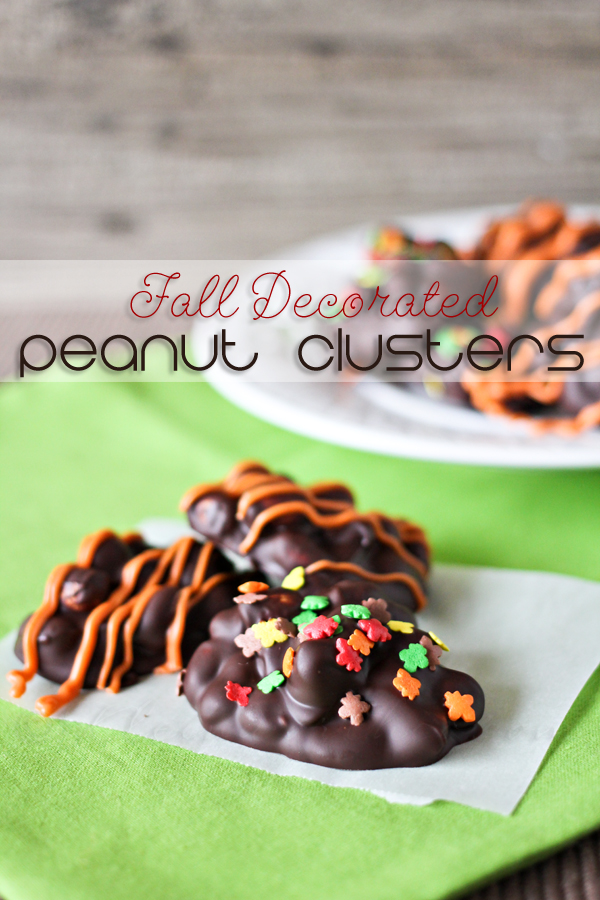 Fall Decorated Peanut Clusters