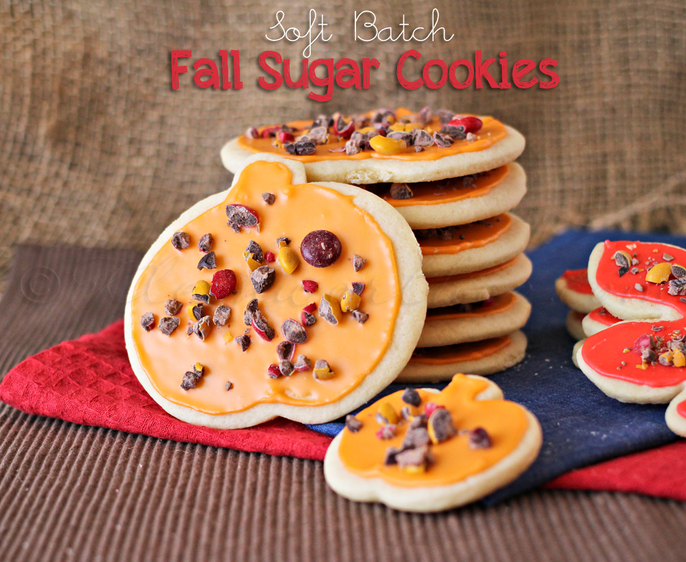 Fall Sugar Cookies, soft sugar cookies, sugar cookie recipe