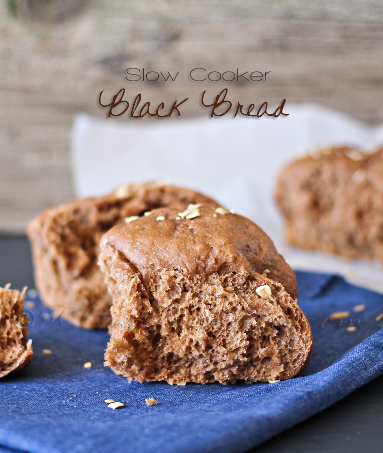 Slow Cooker Black Bread, #slowcookerrecipes, #crockpotrecipes