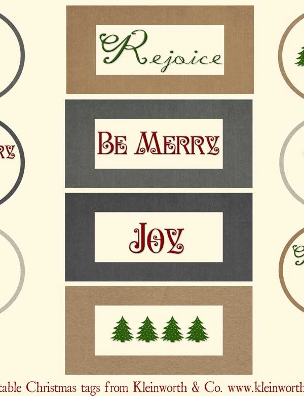 Christmas Gift Tag Printable ~ Christmas Printables Blog Hop