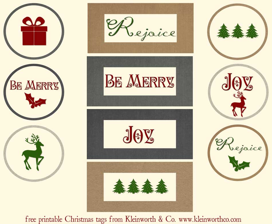 Christmas Gift Tag Printable