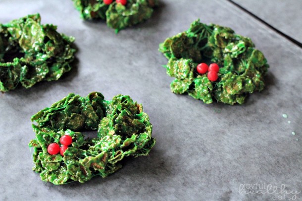 Christmas Wreath Cookies