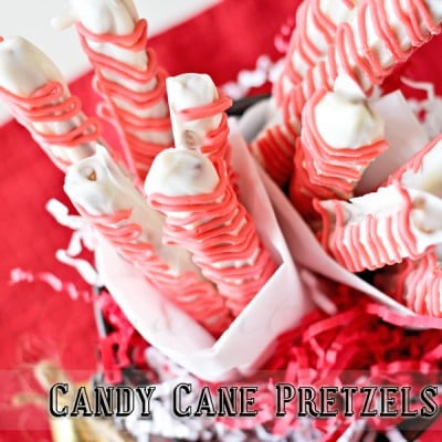 Candy Cane Pretzels