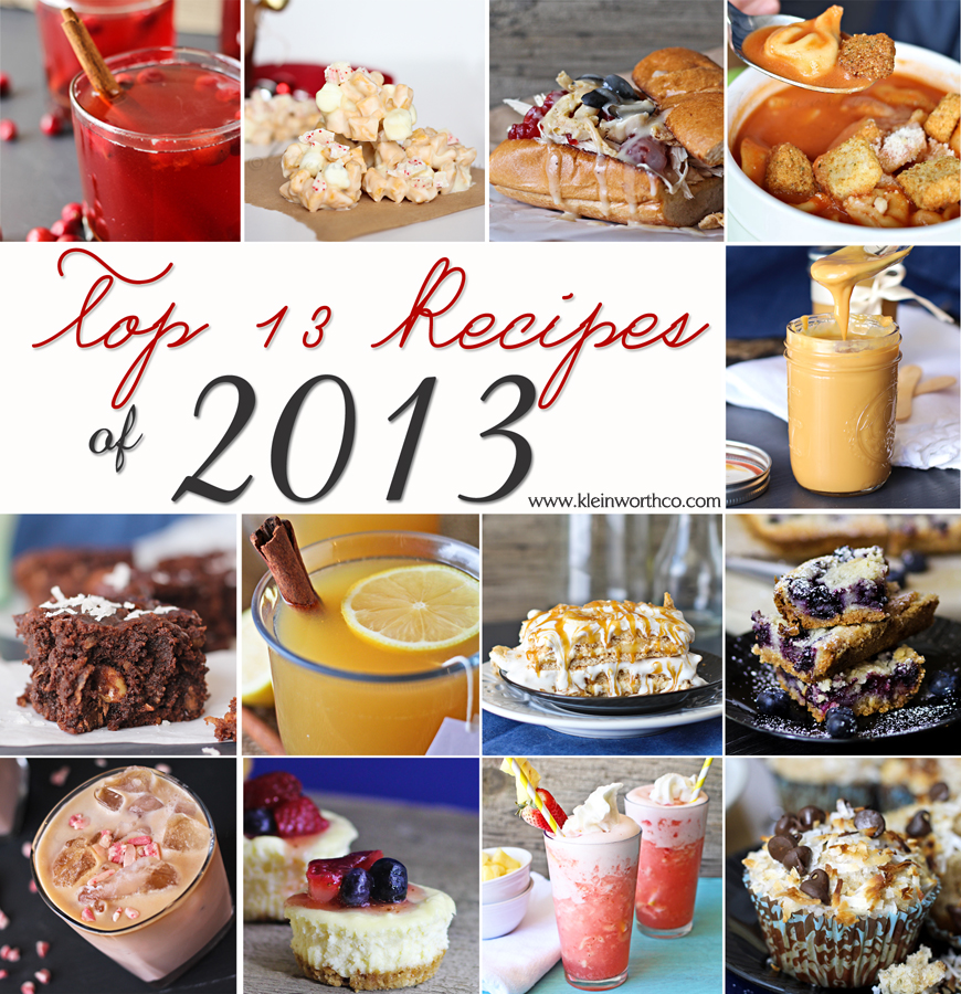 Top 13 Recipes of 2013