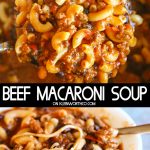 Beef Macaroni Soup