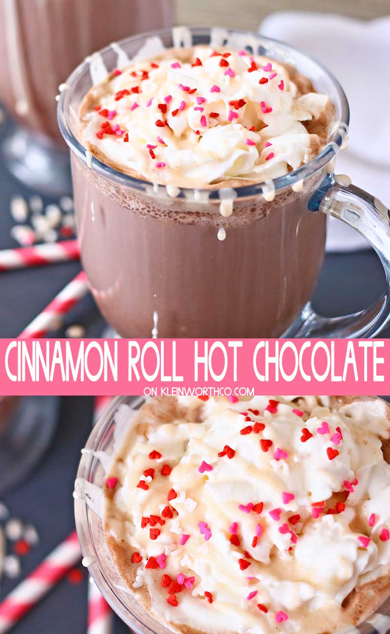 Cinnamon Roll Hot Chocolate