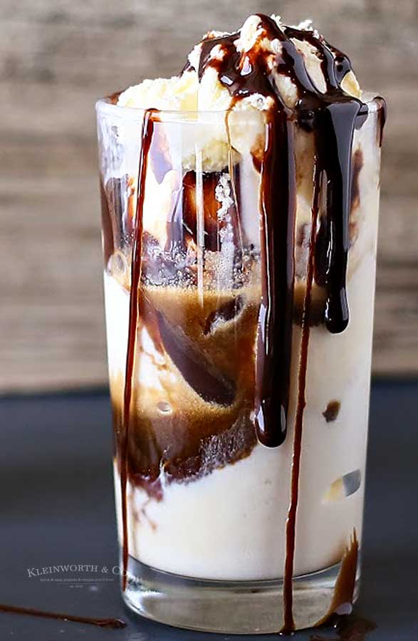 Kahlua dessert - Frozen Brown Cow