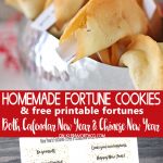 Homemade Fortune Cookies & Free Printable