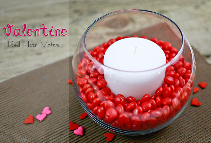 Valentine Red Hots Votive