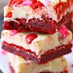 Valentine Red Velvet Brownies recipe