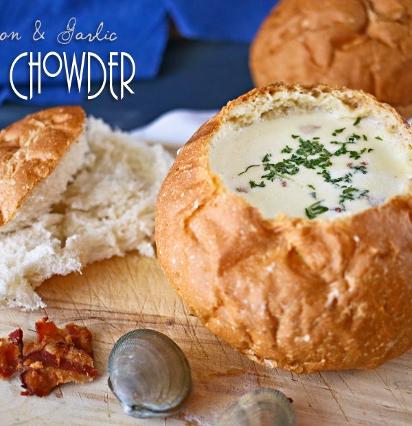 Bacon and Garlic Clam Chowder