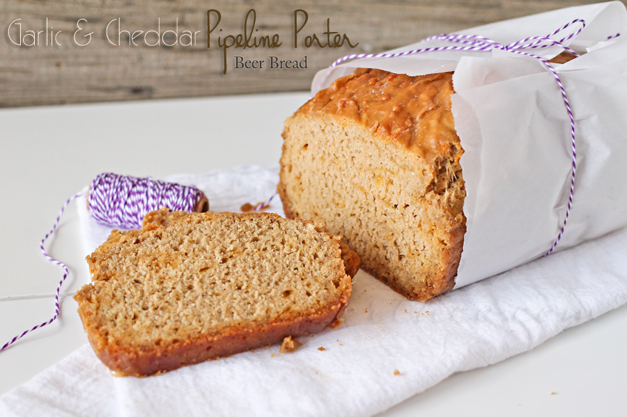 Garlic & Cheddar Pipeline Porter Beer Bread