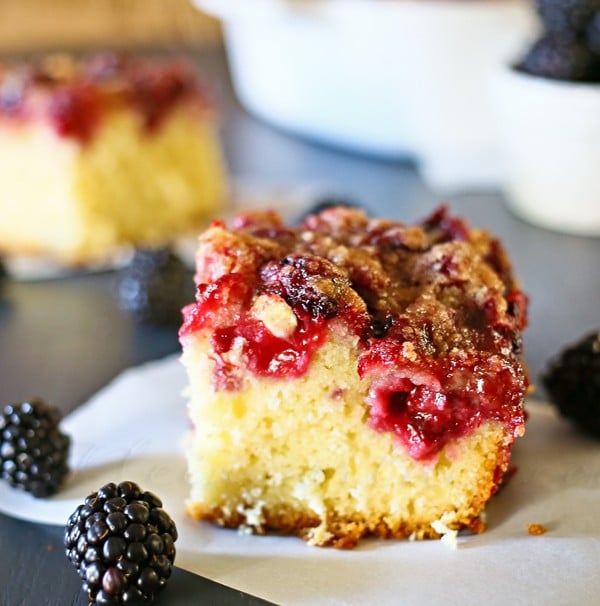 Blackberry White Chocolate Buckle