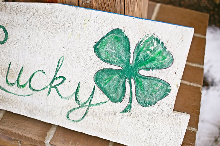 Lucky St. Patrick's Day Sign