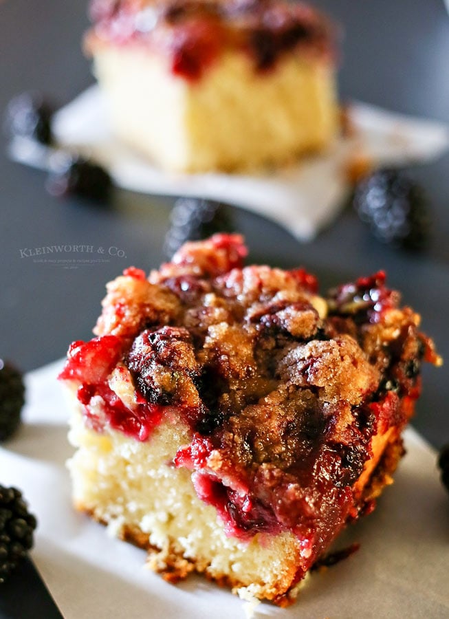 Blackberry White Chocolate Buckle