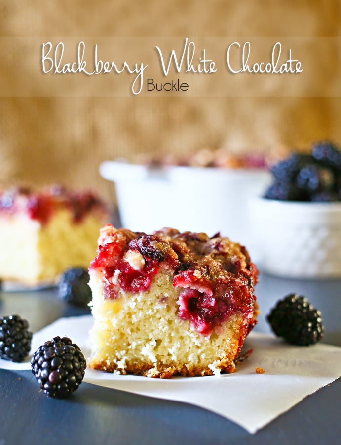 Blackberry White Chocolate Buckle