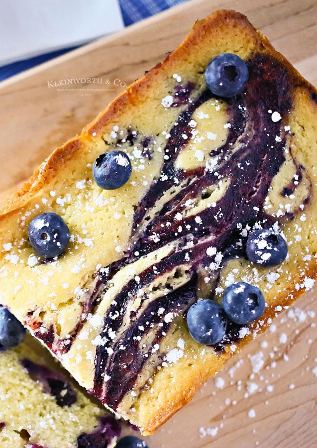 Blueberry Pound Cake