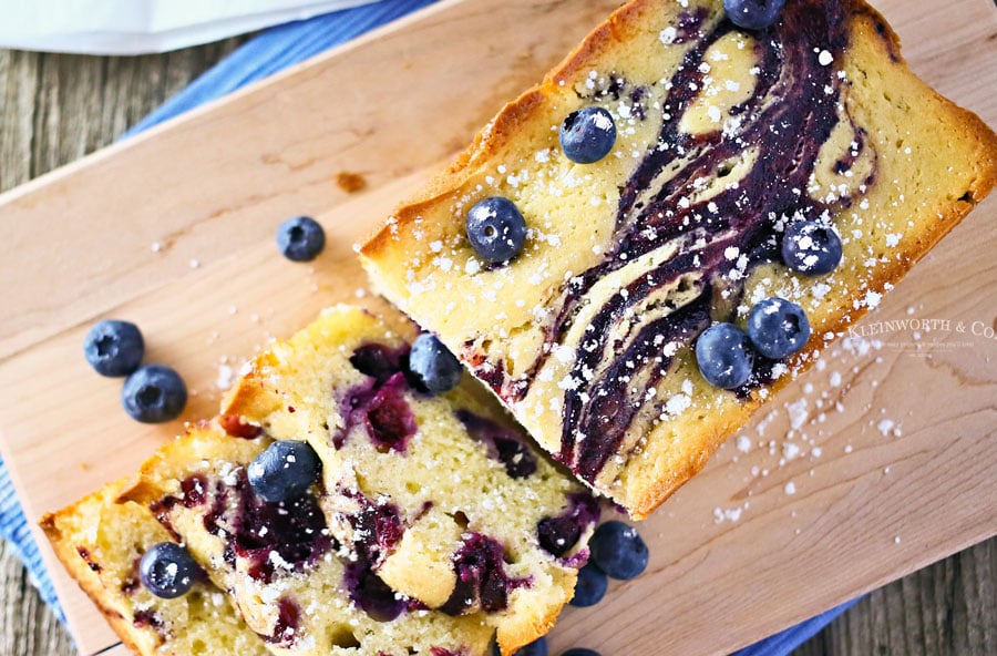 Blueberry pound cake recipe