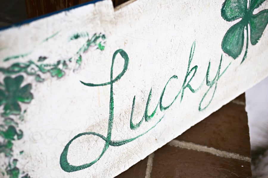 Lucky St. Patrick's Day Sign