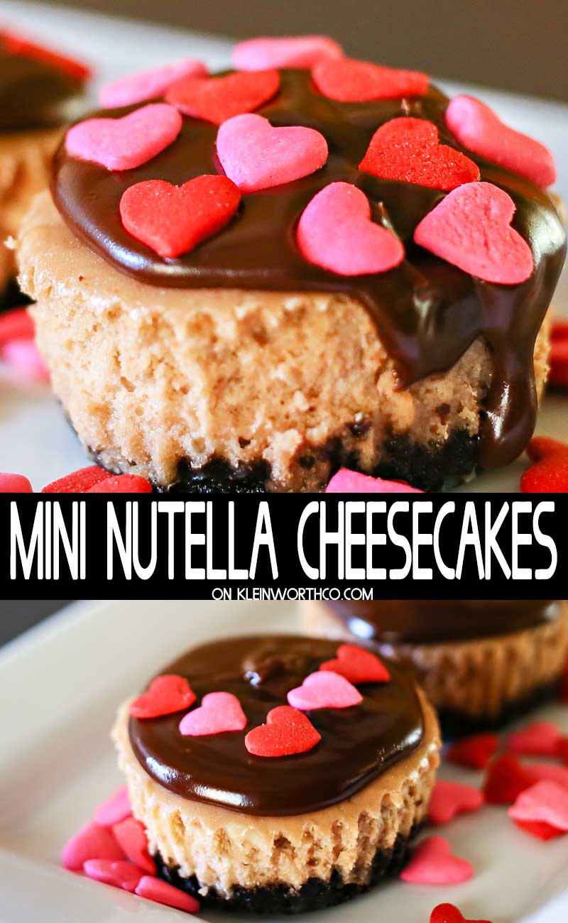 Nutella Mini Cheesecakes