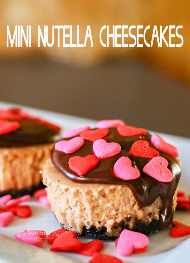 Nutella Mini Cheesecakes