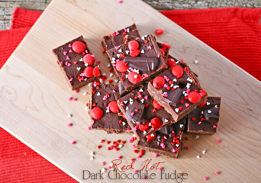 Red Hot Dark Chocolate Fudge, #BakeWithGhirardelli #CleverGirls