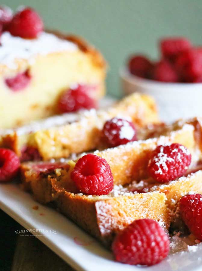 How to make Raspberry White Chocolate Pound Cake