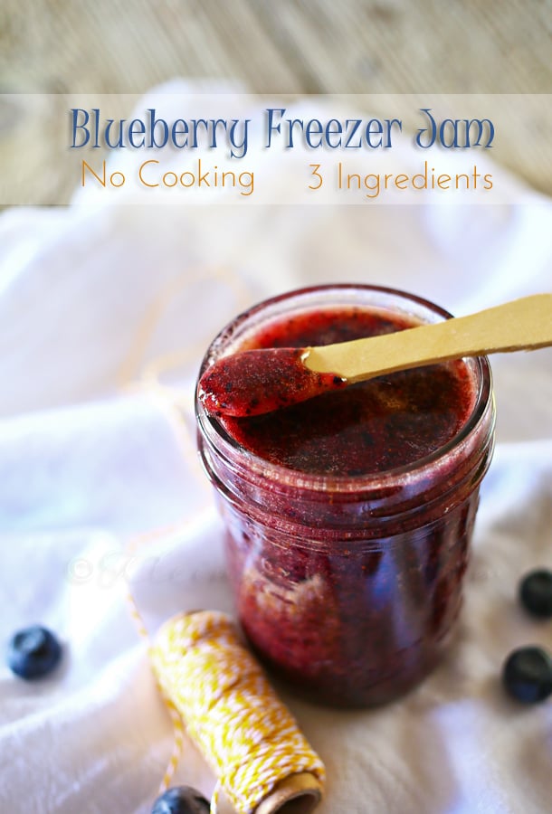 Blueberry Freezer Jam from www.kleinworthco.com