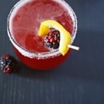 Delicious whiskey sour cocktail recipe twisted with blackberry that is so refreshing!!! Perfect for celebrating St. Patrick's Day & beyond!