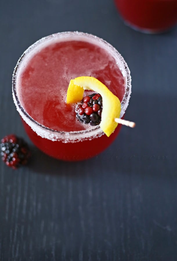 Blackberry Irish Whiskey Sour