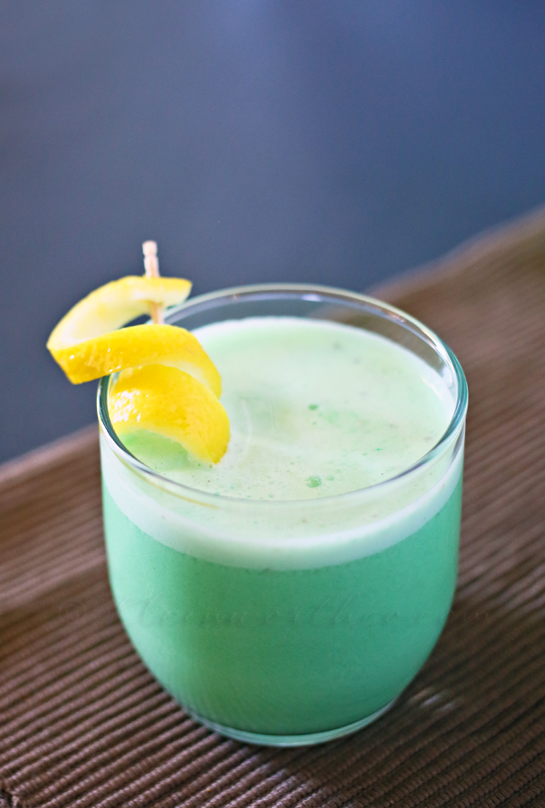 Non Alcoholic Lime Fauxjito Recipe. Easy and delicious St. Patrick's Day drink.