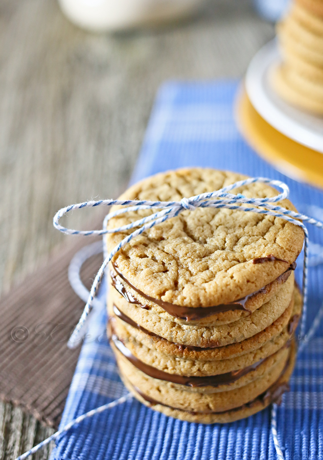 Peanut Butter Nutella Cookies