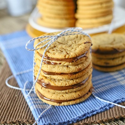 Peanut Butter Nutella Cookies