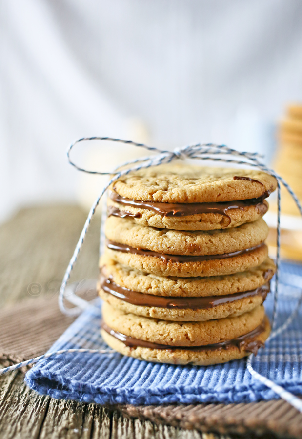 Peanut Butter Nutella Cookies