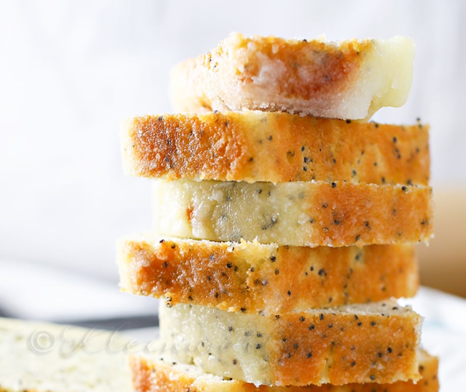 Lemon Poppy Seed Mini Loaf Cakes