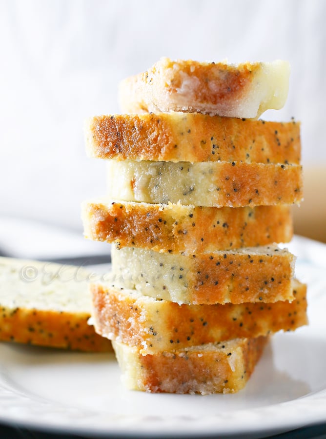 Lemon Poppy Seed Mini Loaf Cakes