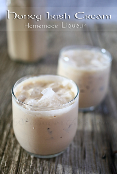 Honey Irish Cream Homemade Liqueur