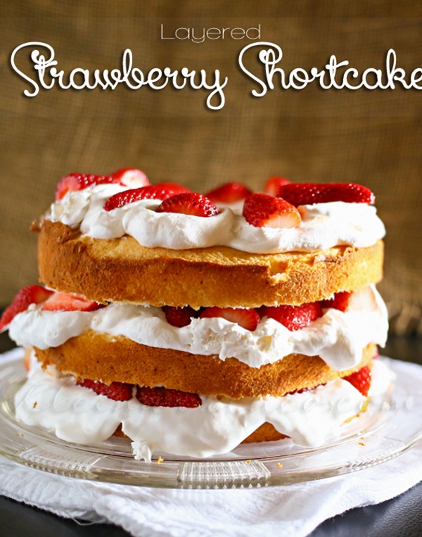 Layered Strawberry Shortcake