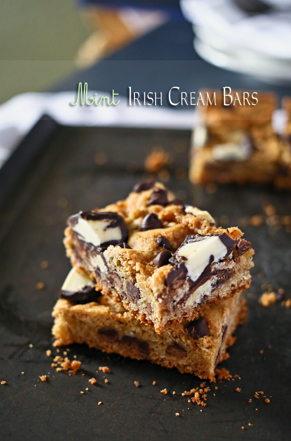 Mint Irish Cream Bars