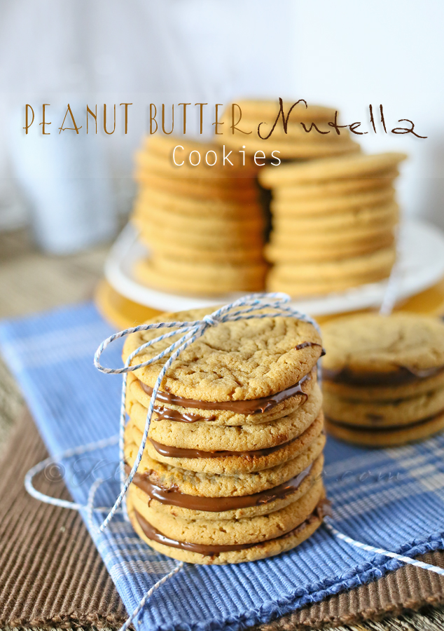 Peanut Butter Nutella Cookies